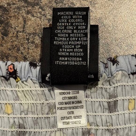 Crop Top Soot Sprites Babydoll Coquette Cottage Y2K Kawaii Button Up Size Medium - Picture 5 of 7